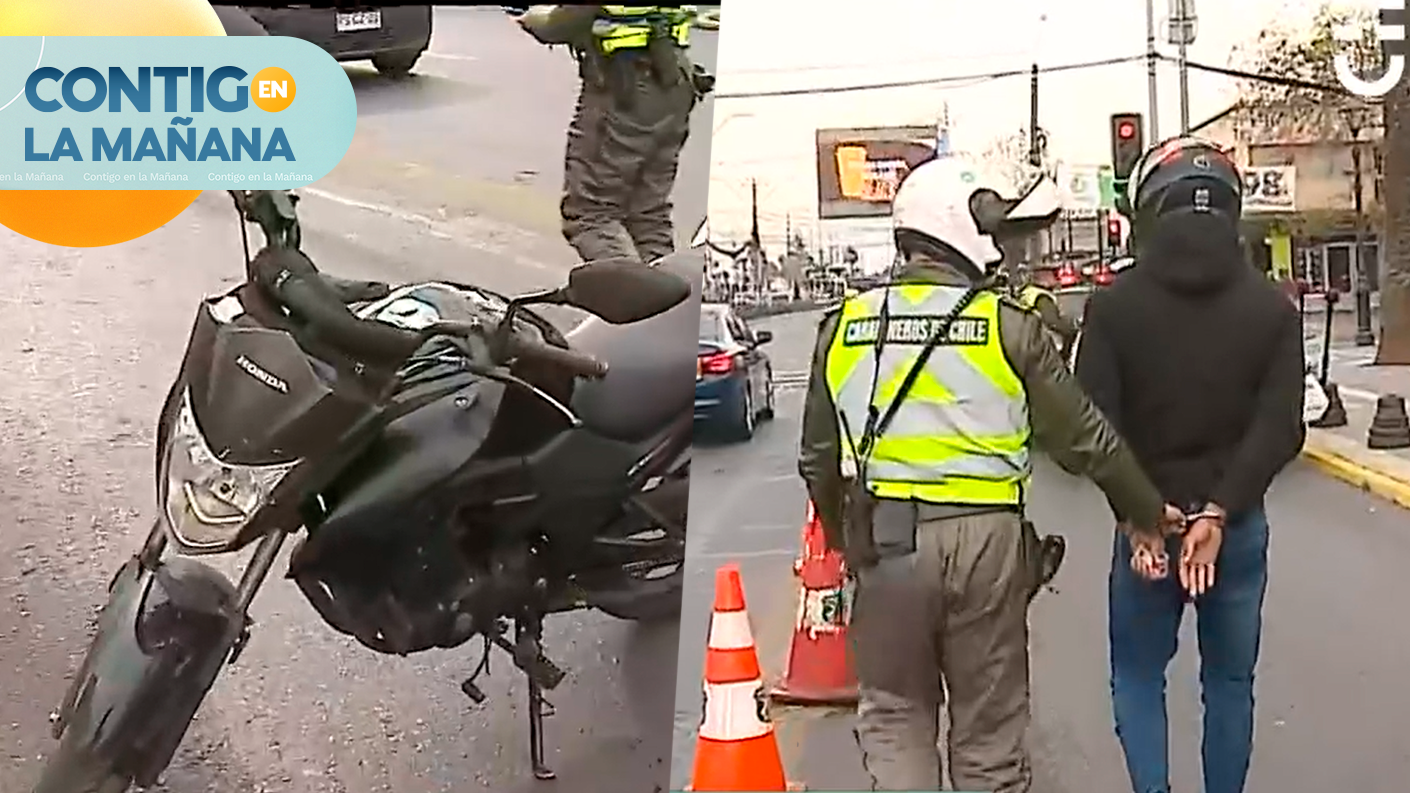 Hombre Fue Detenido Por Conducir Una Moto Con Encargo Por Robo