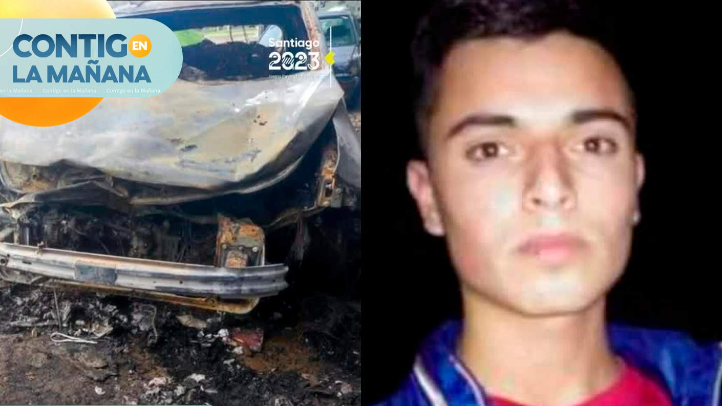 Su auto fue hallado quemado Joven de 27 años continúa desaparecido en