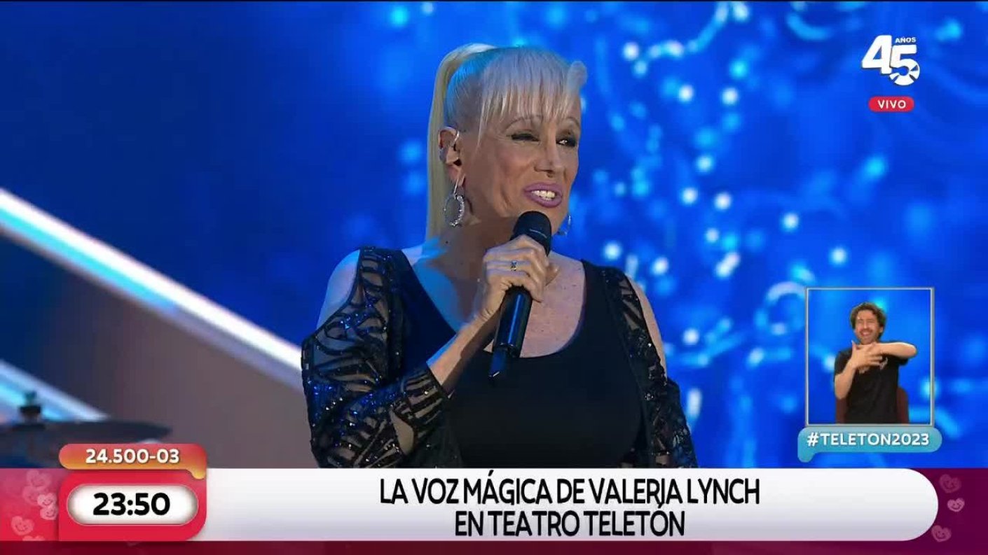 Una voz mágica Así fue el increíble show de Valeria Lynch en la