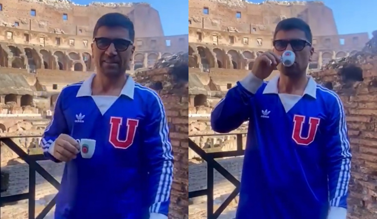 David Pizarro Rompe Todo Y Celebra El Triunfo De La U Desde El Coliseo