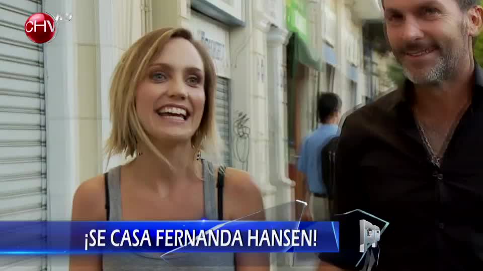 Fernanda Hansen Y Su Verdadero Amor Decidieron Casarse Chilevisión