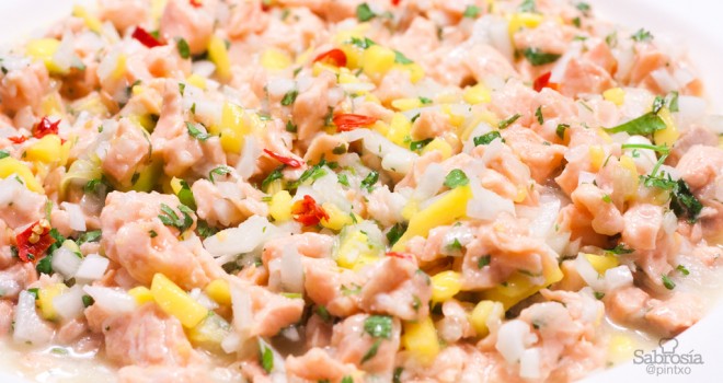 El favorito: Así se prepara un rico ceviche de Salmón - Chilevisión