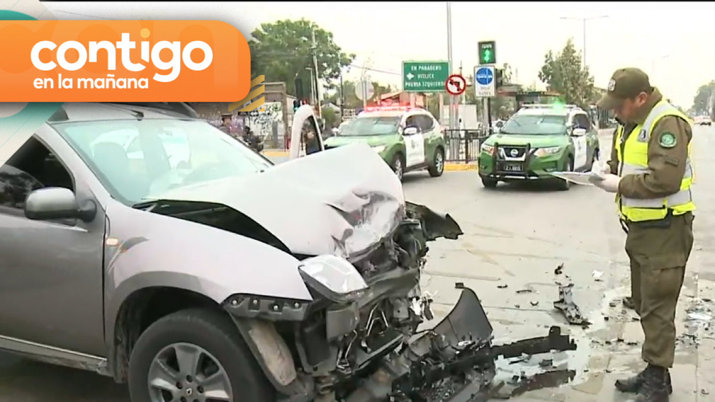 Accidente De Tránsito: Registran Choque Entre Vehículo Contra Una ...