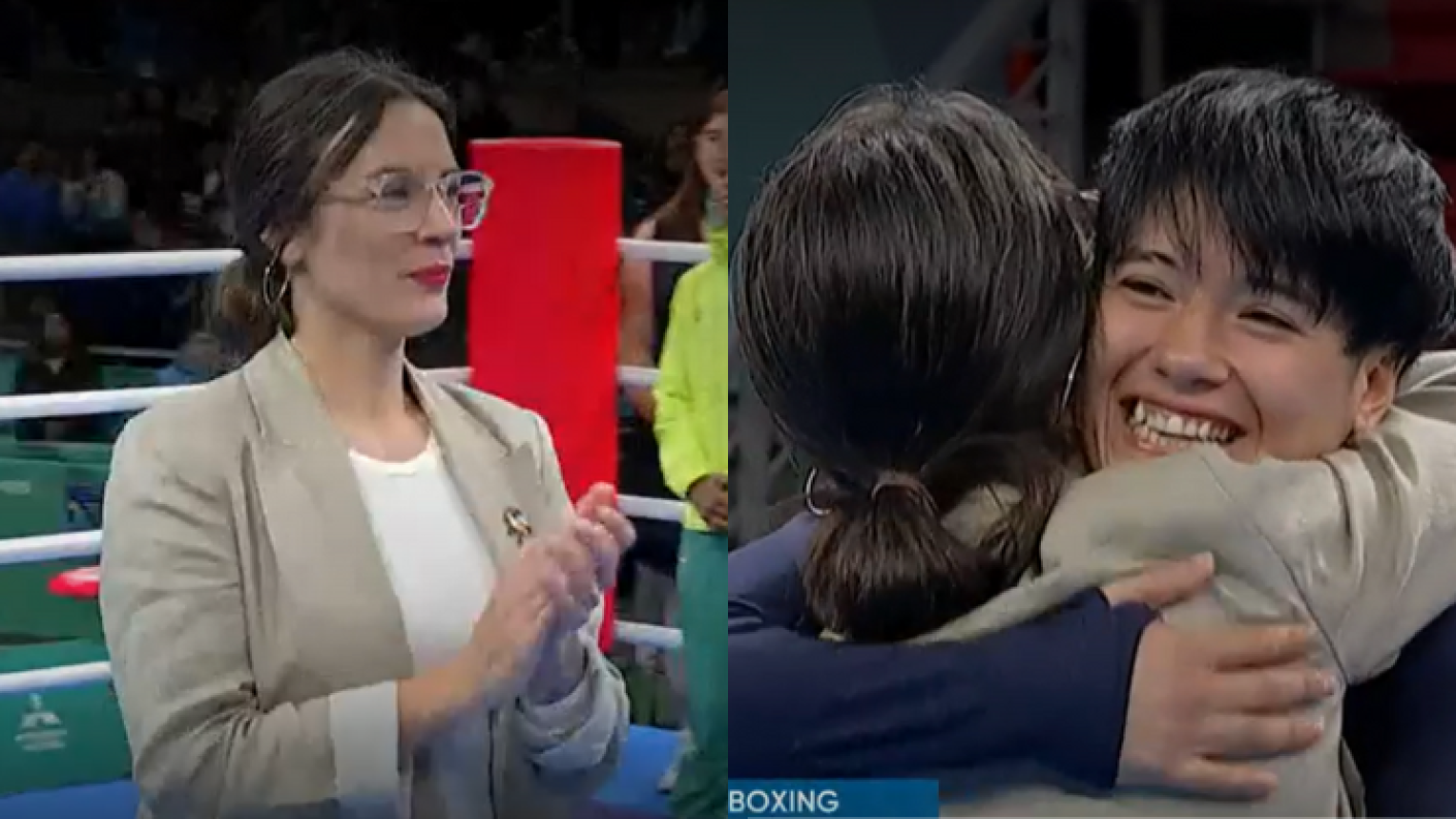 Entregada por Camila Vallejo: El momento en que Denisse Bravo recibió su  medalla de bronce