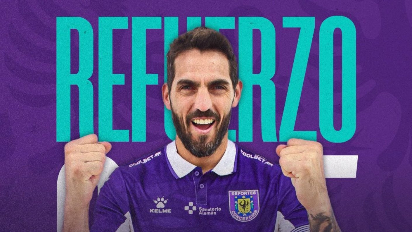 Larrivey ya es 'León': Deportes Concepción presenta a su nuevo refuerzo para la Primera B